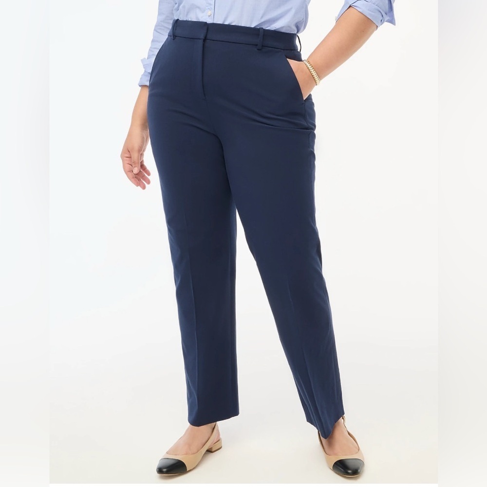J. Crew Classic Navy Straight Leg Pants